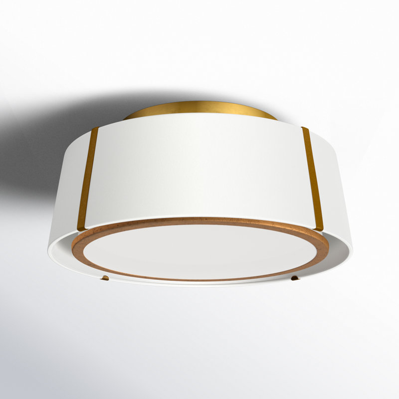 Marietta 3 - Light 18" Semi Flush Mount, Antique Gold