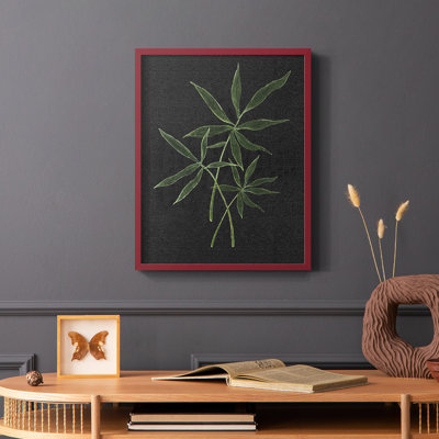 Simple Tropics II, reproduction encadrée - bois massif