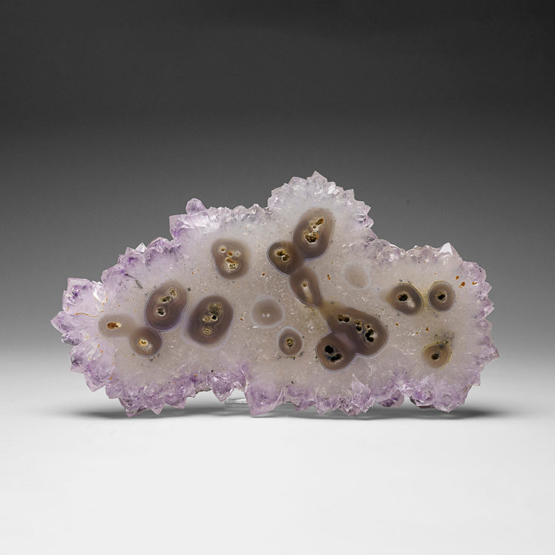 Amethyst Stalactite Slice From Uruguay (263.8 Grams)