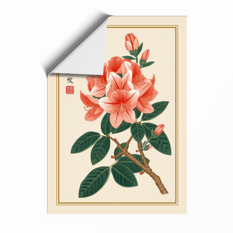Flowering Branch Study Botanical - Print, Unframed, A4 - 29.7 x 21.0 cm