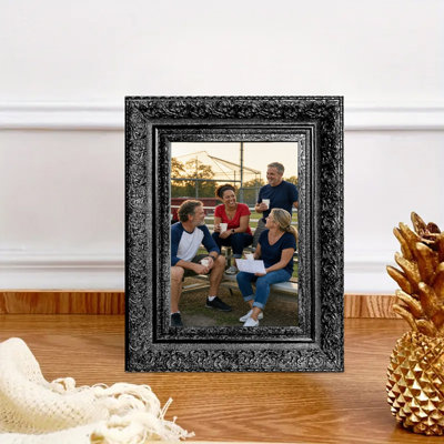 Black 1PC 5" x 7" Elegant Picture Frame with Plexiglass Front
