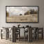 Rustic Countryside Clouds Natural Landscape, reproduction d'art sur toile-98041927-111176797