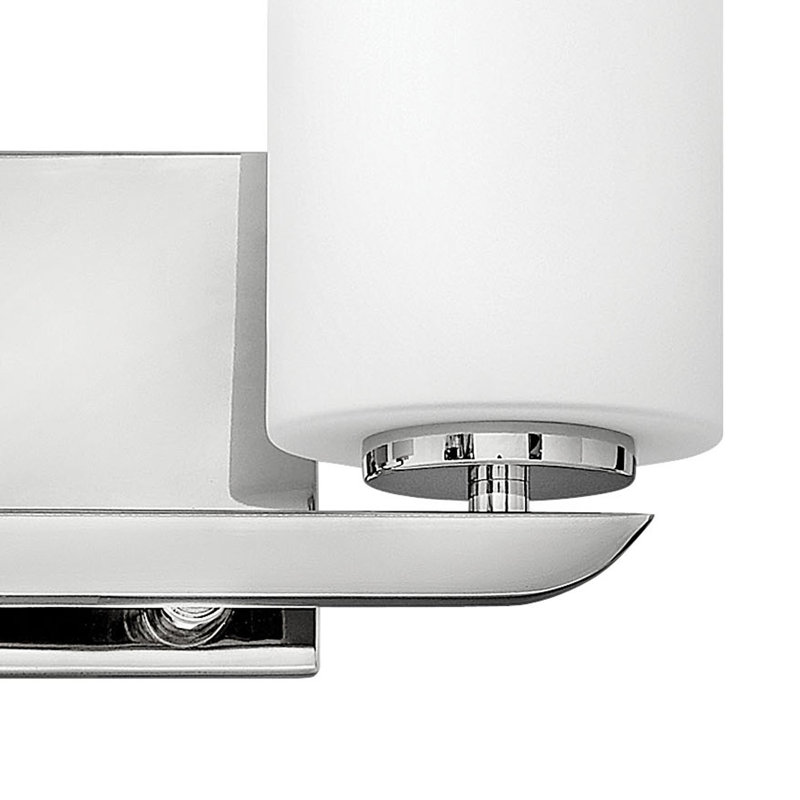 Éclairage pour meuble-lavabo 2 lumières Kyra, Nickel poli