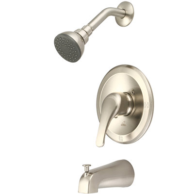 Robinet de douche et baignoire à contrôle de volume à poignée simple Elite