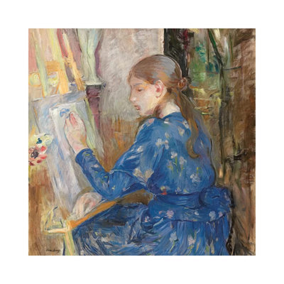 Young Girl Writing (Jeune Fille Ecrivant), 1891 by Berthe Morisot - Wrapped Canvas Painting