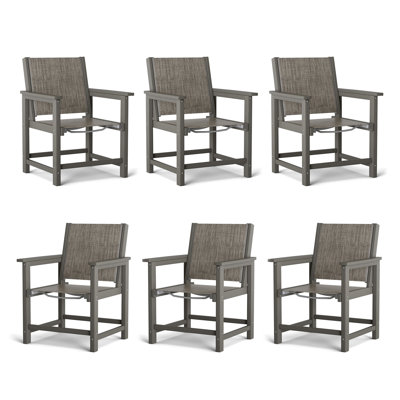 Ensemble de chaises d'extérieur (ensemble de 6)