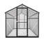 Serre - Panneaux en polycarbonate et rouille en aluminium pour l'extérieur-115808153