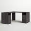 Travis L-Shaped Executive Desk with Power Outlet-20914309