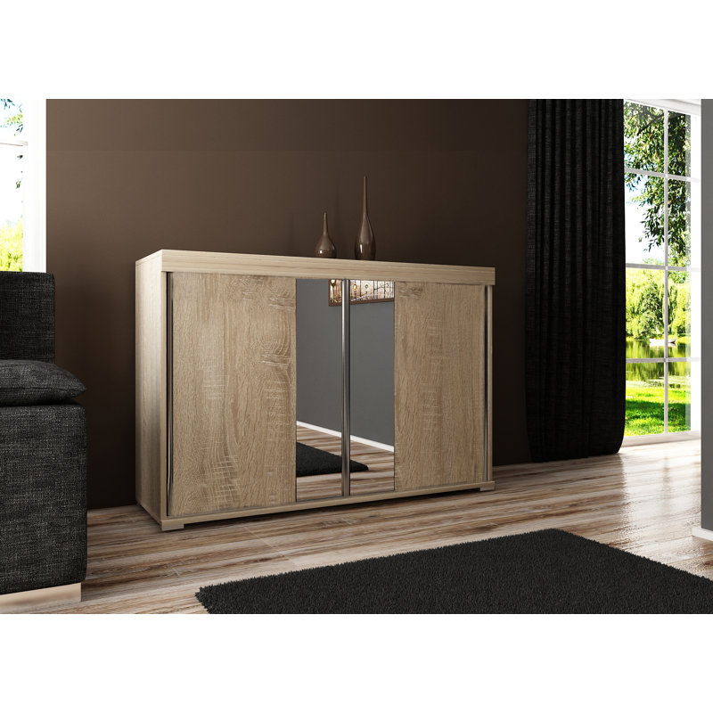 Agne 2 - Door Standard Accent Cabinet, 94cm H x 140cm W x 45cm D