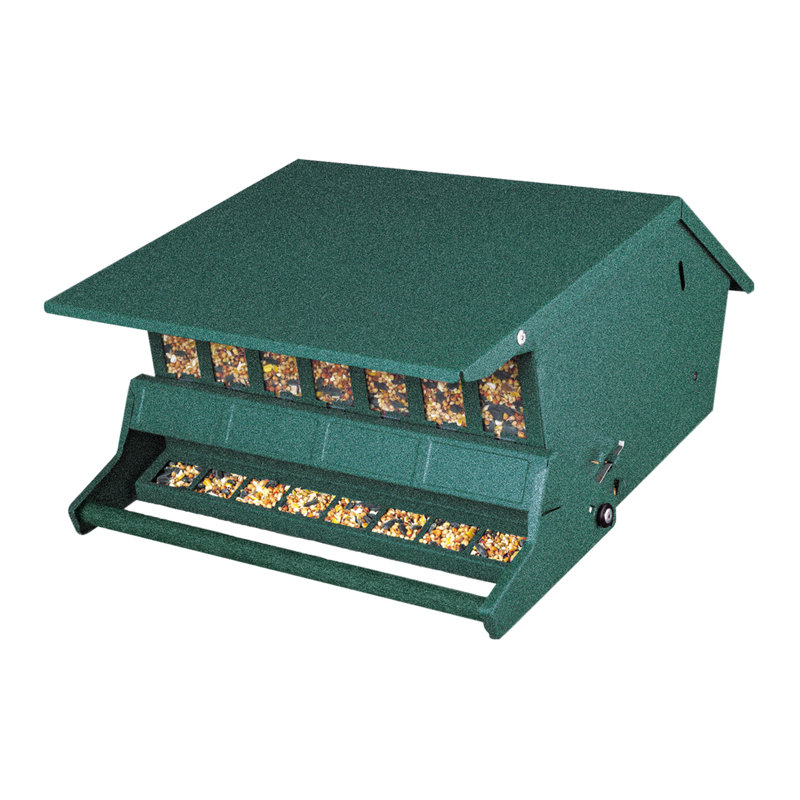 Metal Hanging Hopper Bird Feeder