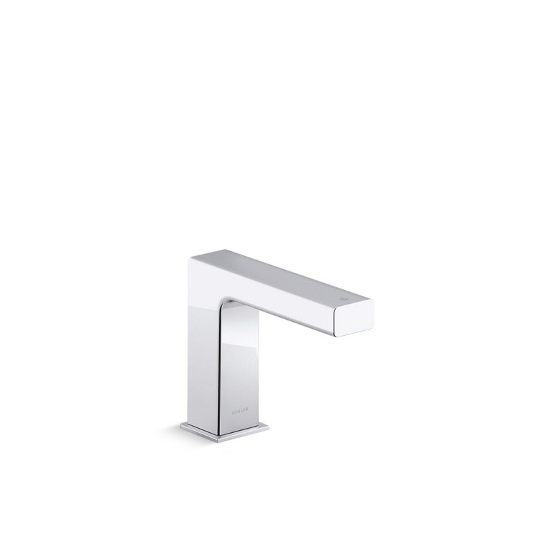 Strayt Touchless single-hole lavatory faucet with Kinesis sensor technology, DC-powered, 0.35 gpm