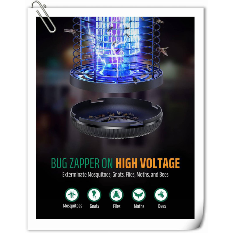 Lampe sur pied d'extérieur à DEL intégrée 13,4 po