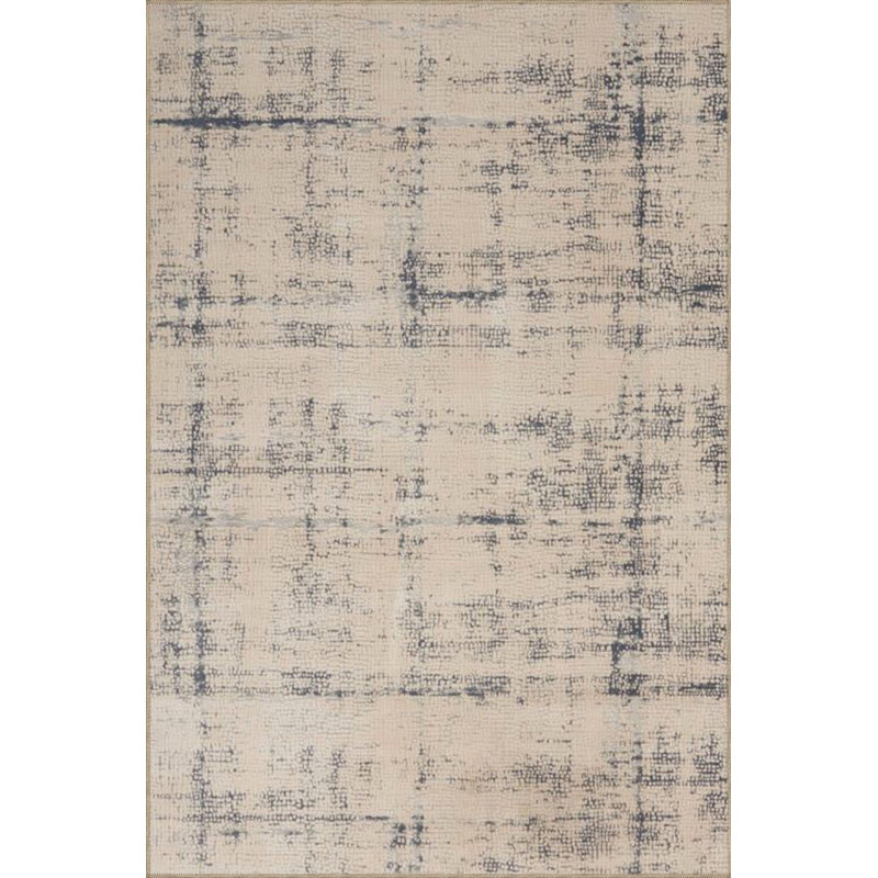 Fluffy Patterned Woven Base Machine Washable Rug, Runner 4'11" x 9'10" Rug Pad Included