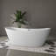 Baignoire de trempage autoportante en acrylique 71 po Fslefay