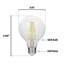 Ampoule à culot moyen à intensité variable G25 de 5,5 watts (équivalent à 60 watts) Westinghouse (E26), paquet de 3