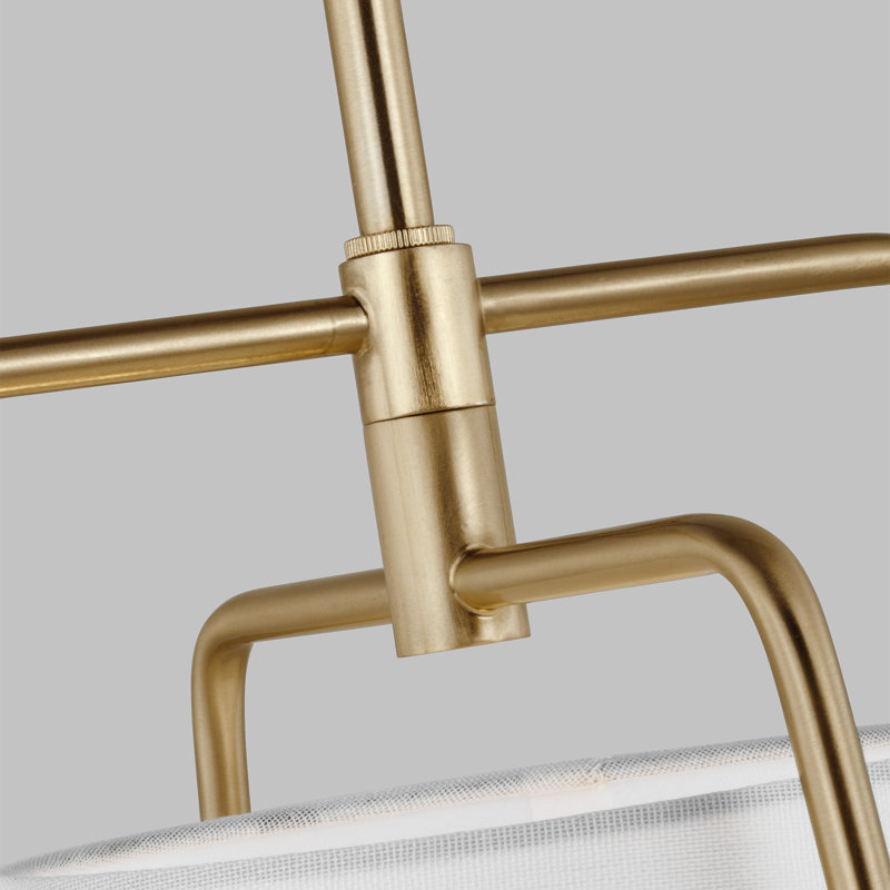 1 - Light Pendant, Satin Brass