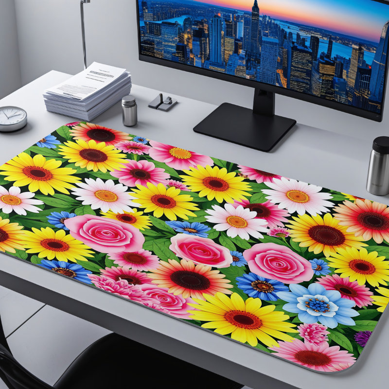 Polyester Desk Pad, 31.5x15.5