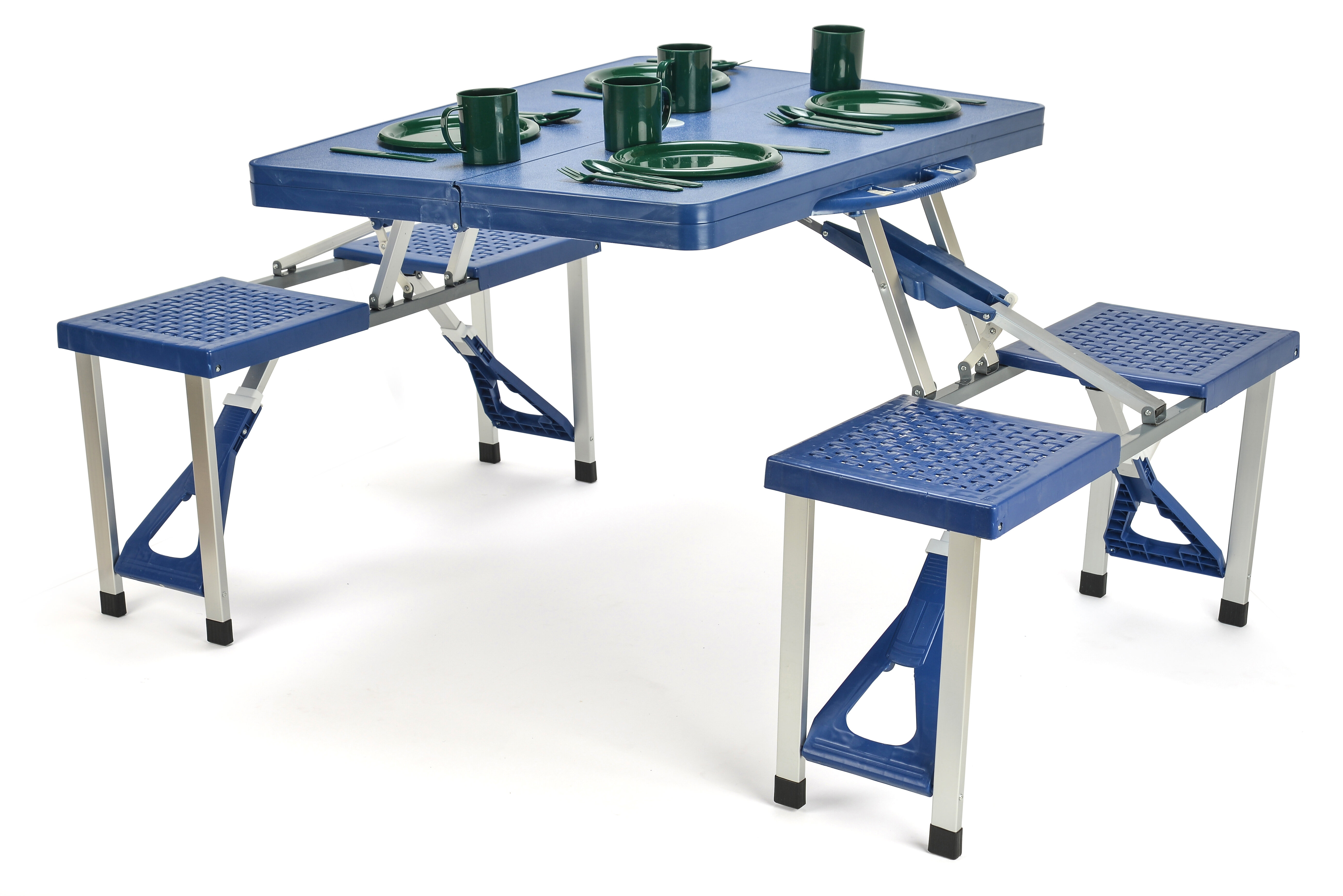 Trademark Innovations Vada Plastic Resin Camping Table 