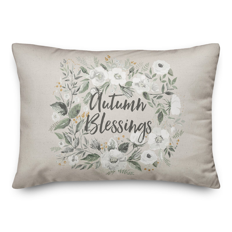 Floral Throw Pillow