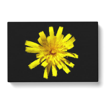 Yellow Flower - Wrapped Canvas Print