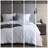 Oversized White Bedding Sets, Down Alternative Comforter, Soft, Wrinkle-resistant For Full/queen Beds