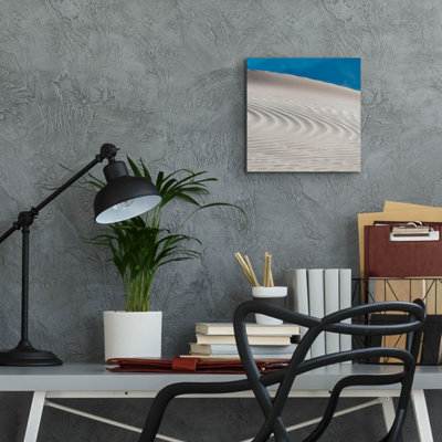 «Sand Lines» par Epic Portfolio, art mural en verre acrylique 12 po x 12 po Epic Art