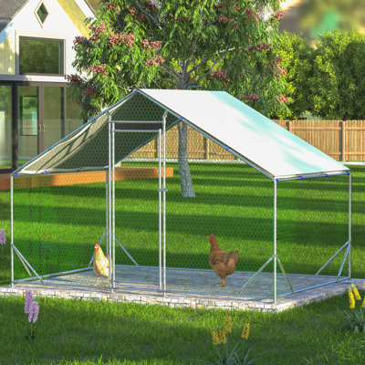 Cage à poules en métal Crellen