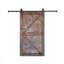 Paneled Solid Wood and Metal Standard Door