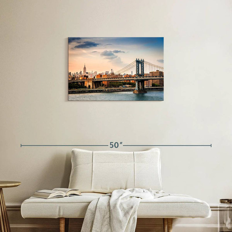 Lilie NYC Skyline At Nightfall, 20" H x 30" W