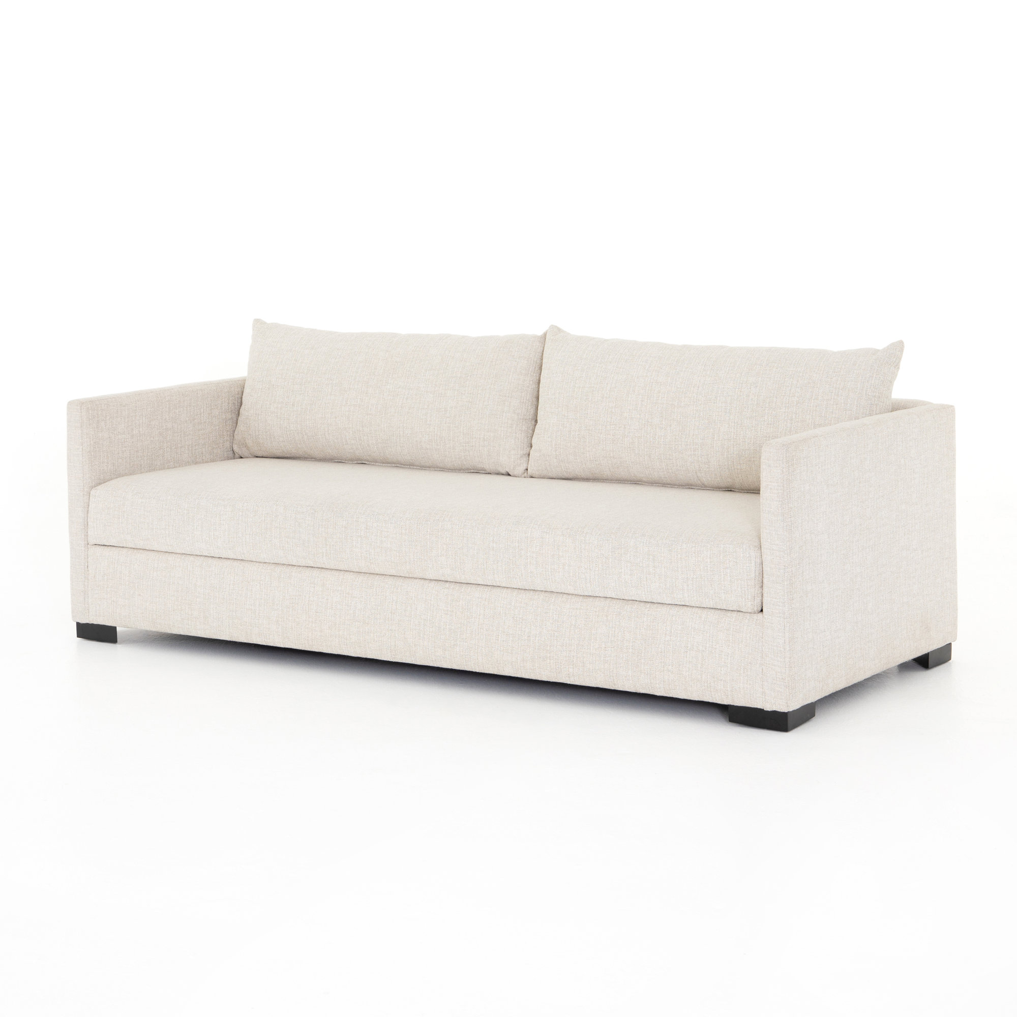Cascade 86'' Upholstered, 33" H x 86.5" W x 38" D, Alameda Snow