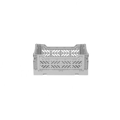 Foldable Plastic Crate, Collapsible Storage Bin to Organize Your Rooms, Collapsible Utility Crate