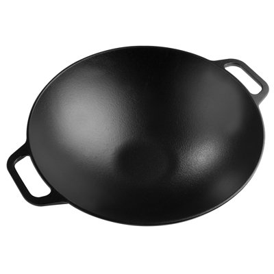 Wok en fonte 14 po Victoria