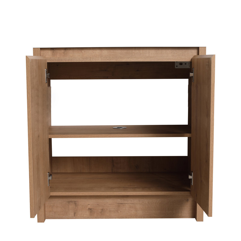 Base de meuble-lavabo simple 30 po avec tablette réglable