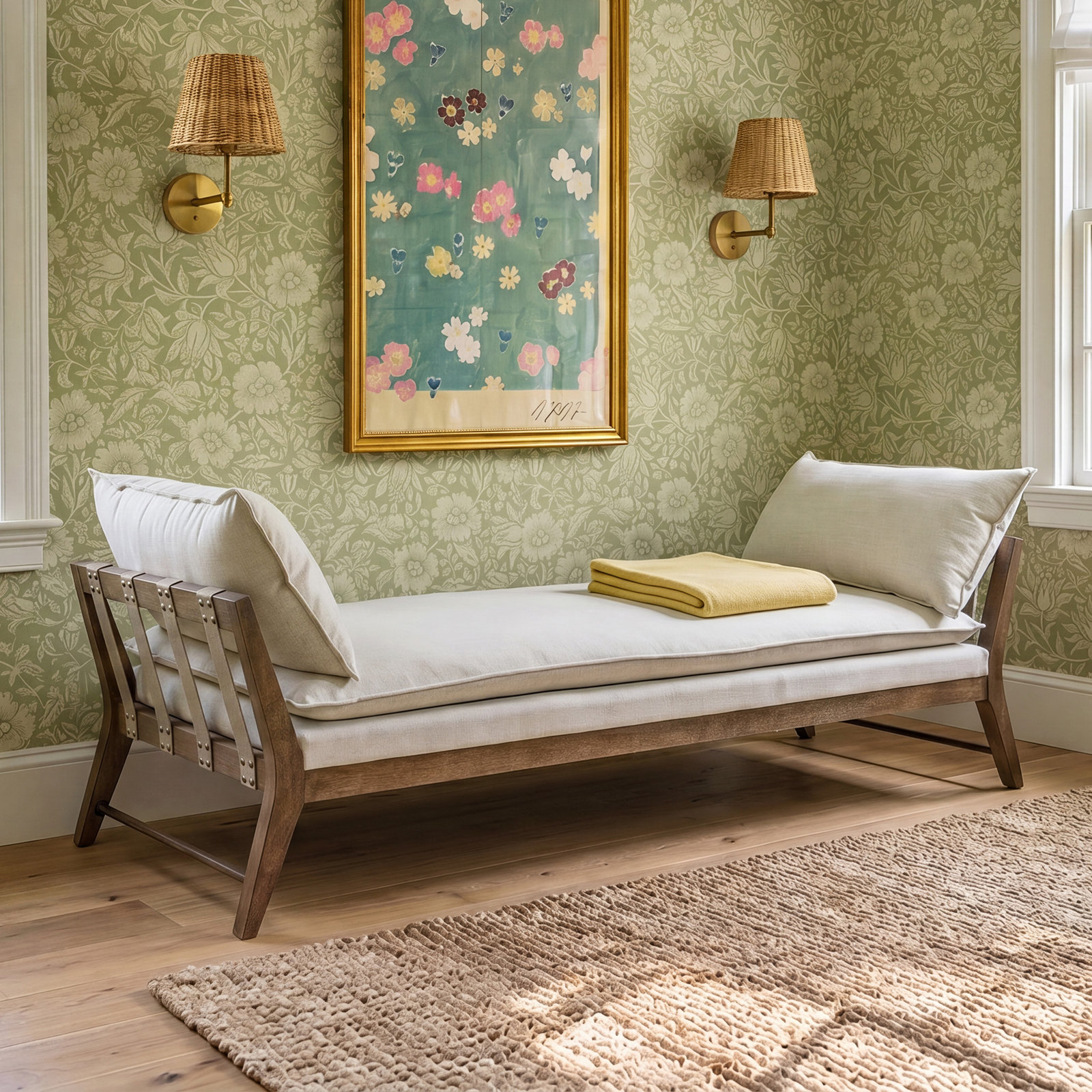 Macgregor Aurora Upholstered Daybed, White