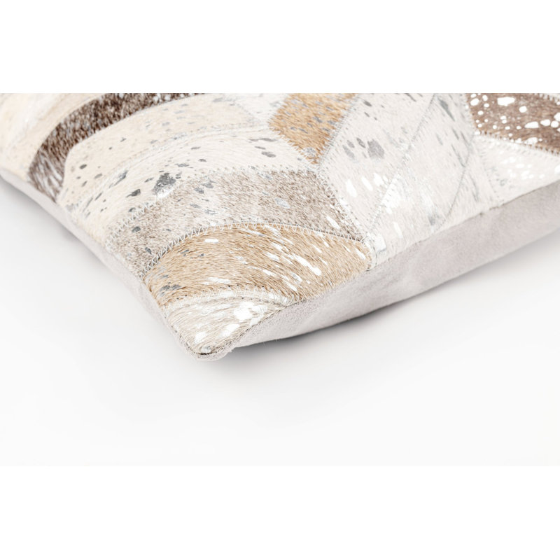 Coussins décoratifs en cuir de vache Canvello