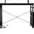 Bernydette Reversible L Shaped Computer Desk with Fabric File Drawers, Corner Desk with RGB LED Lights & Power Outlets & Monitor Stand-1290481290