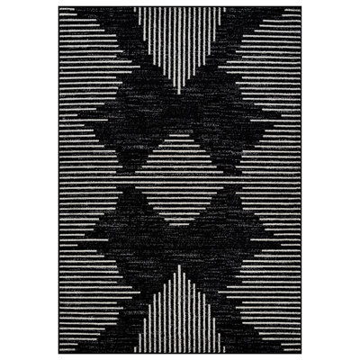 Tapis moderne moderne à motif abstrait minimaliste