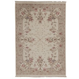 Handmade Silk and Wool Oriental Area Rug