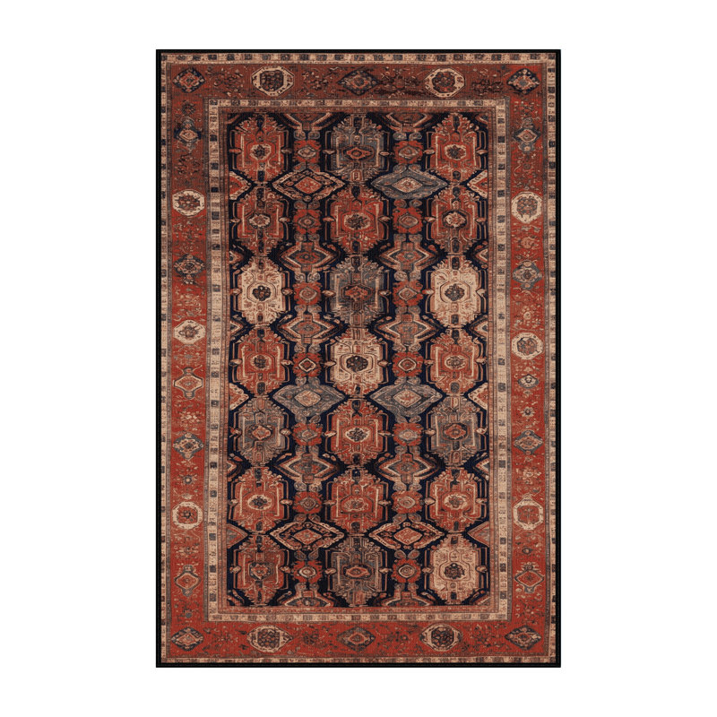 Tapis brun lavable à la machine