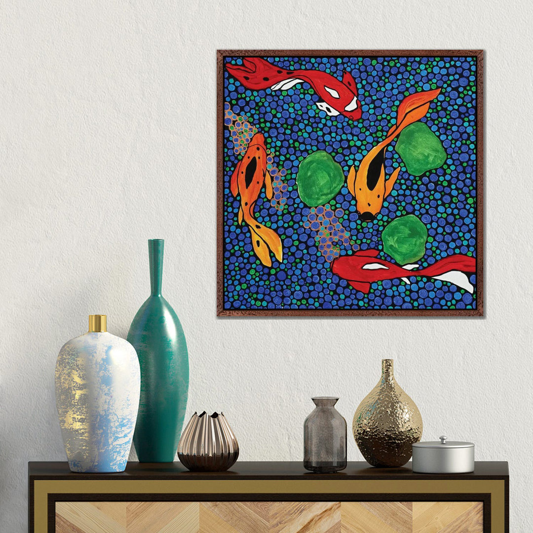 Goldfisch von Rachel Olynuk - Galerie-verpackte Leinwand Giclée auf Leinwand