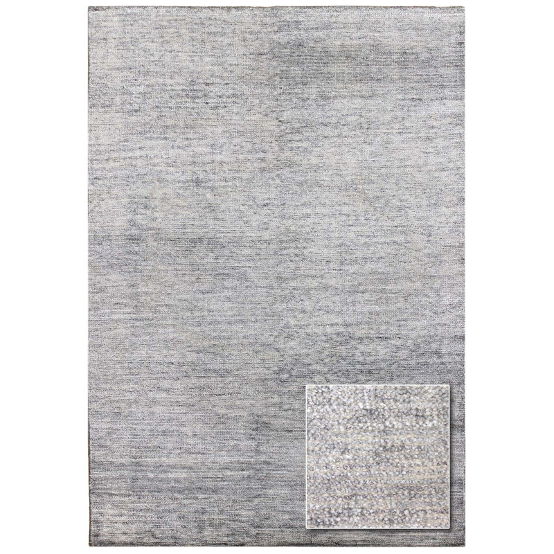 Flatcut Hand Woven Silk Area Rug, Rectangle 14' x 20'
