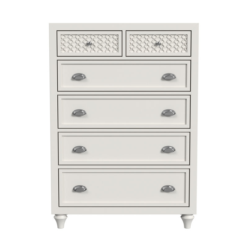 Amanda 36 " W 6 - Drawer Dresser, Creamy