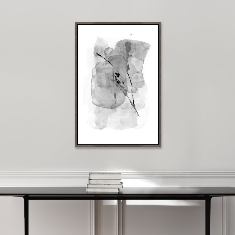 Gray Azul I Painting by Eve Fairwell