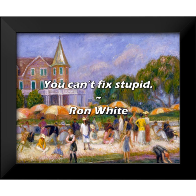 Ron White Quote: You can’t fix stupid.