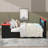 Wood Daybed Comes With Twin Size Pull-Out Bed, Desk, LED Illumination And USB Port-429409294-429409292