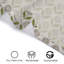 Rideau de douche à imprimé bohémien | 100% coton |  Textile de salle de bain, Gendapushp, vert-1543945743