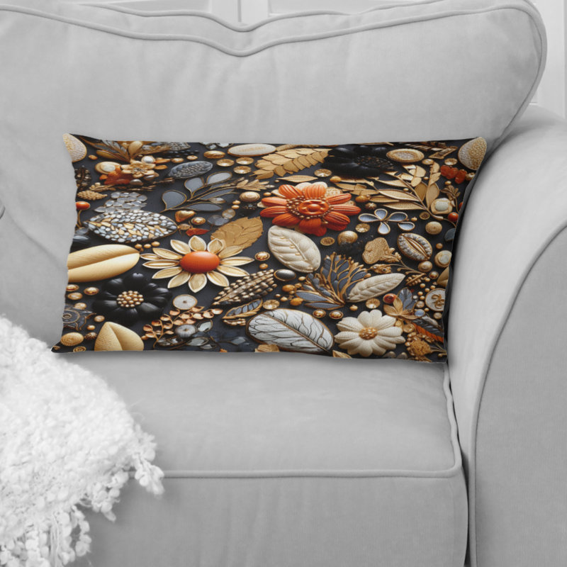 Floral Throw Pillow