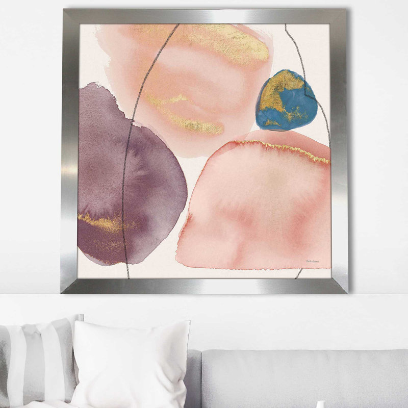 «Petal Passion Xi» par Beth Grove, reproduction, Encadrement argenté, H 37 po x l 37 po x P 1 po