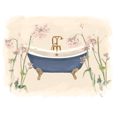 Floral Bath - Painting Print