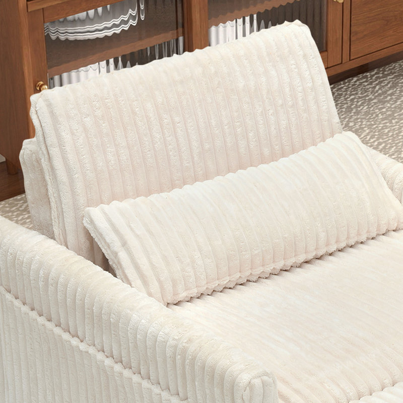 Fauteuil convertible convertible 3-en-1, Beige